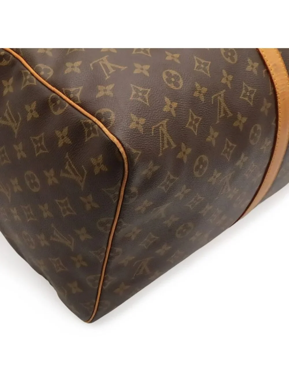 Louis Vuitton Monogram Keepall 55 Boston Bag Purse